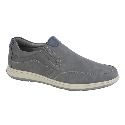Scimitar Casual Comfort Slip On Shoes Mid Grey
